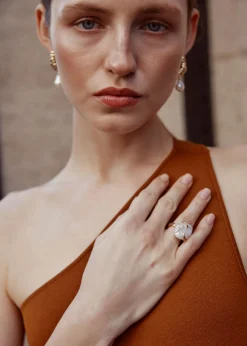 Best Sale & Other Stories Bague à Perle D’eau Douce Style Baroque Perles/Doré
