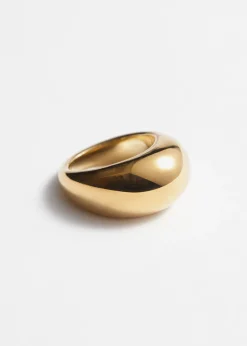 Best Sale & Other Stories Bague Bombée Doré