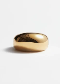 Best Sale & Other Stories Bague Bombée Doré