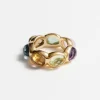 Flash Sale & Other Stories Bague En Cristal Vibrant Doré