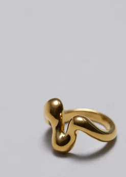 Discount & Other Stories Bague Ondulée Sculptée