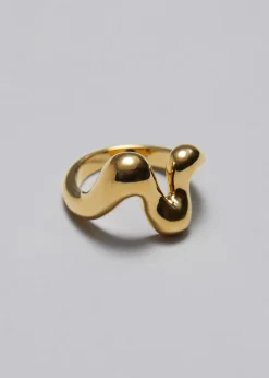 Discount & Other Stories Bague Ondulée Sculptée