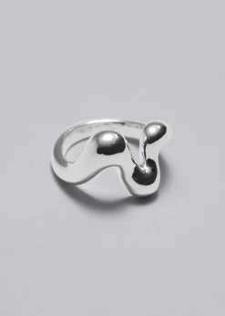 Discount & Other Stories Bague Ondulée Sculptée