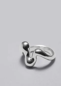 Discount & Other Stories Bague Ondulée Sculptée
