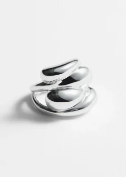 Hot & Other Stories Bague Sculpturale épaisse