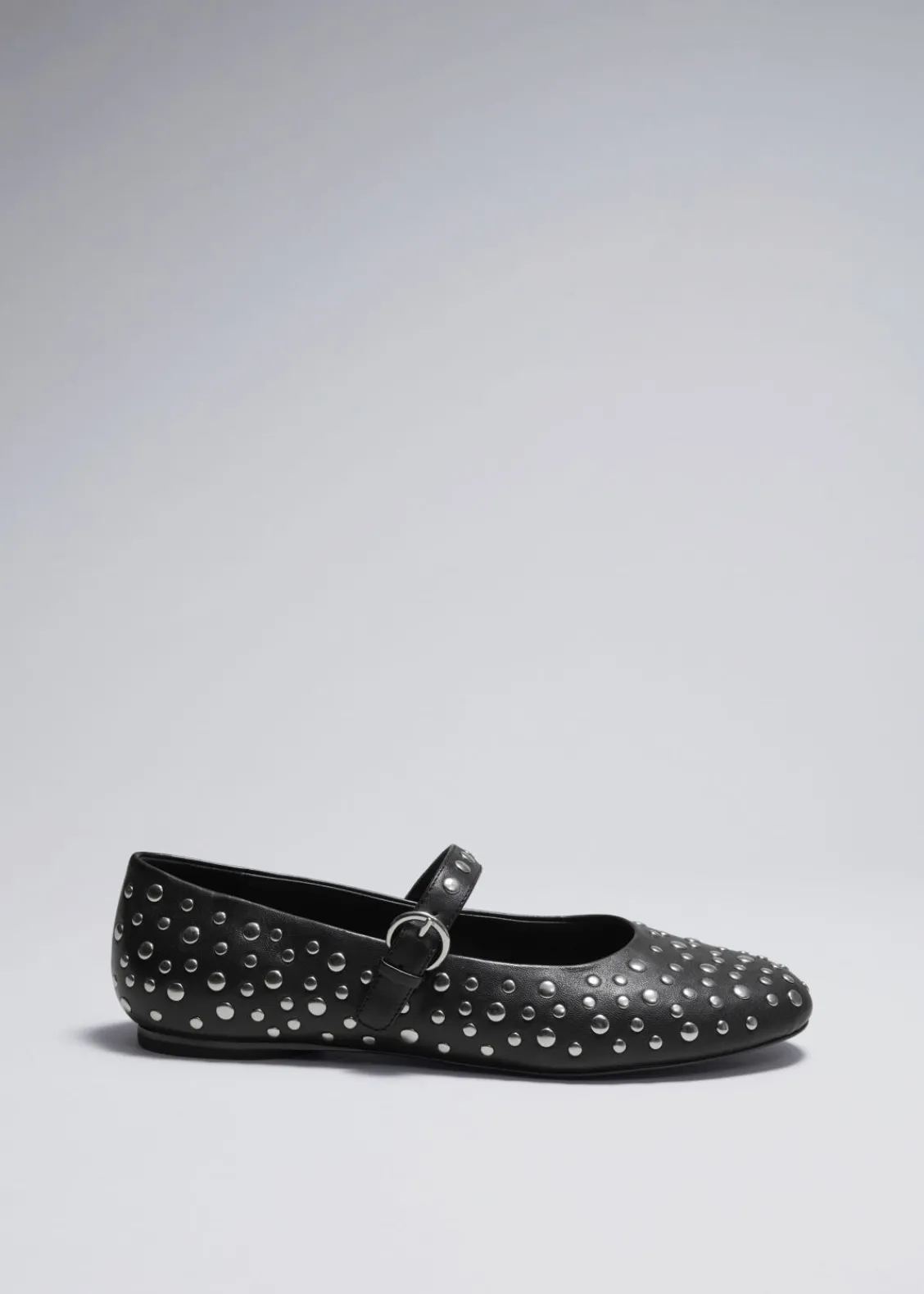 Online & Other Stories Ballerines En Cuir Clouté