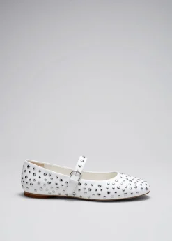 Online & Other Stories Ballerines En Cuir Clouté