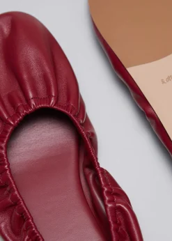 Flash Sale & Other Stories Ballerines En Cuir Froncé