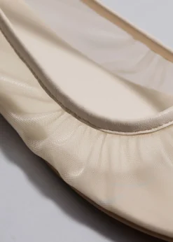 Best Sale & Other Stories Ballerines En Mesh à Bordures En Cuir