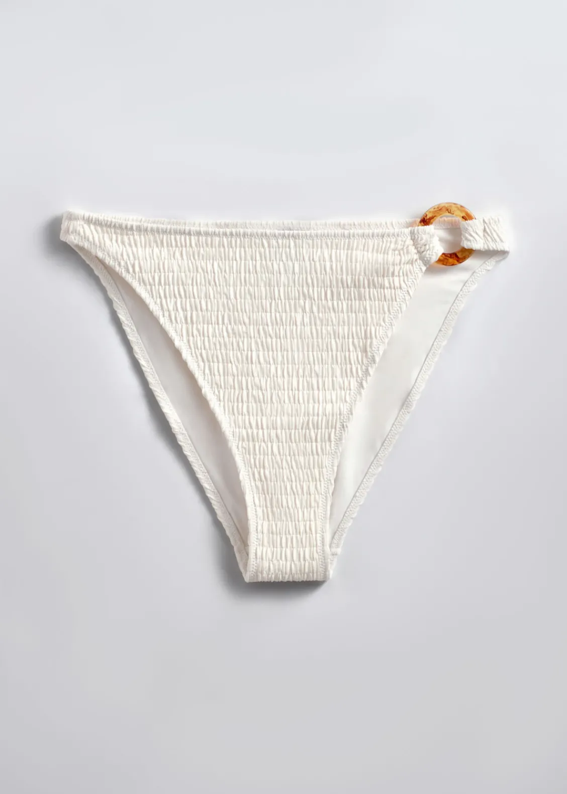 Best & Other Stories Bas De Bikini à Smocks Couleur crème