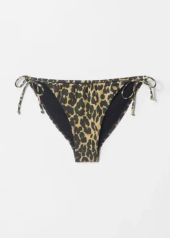 Cheap & Other Stories Bas De Bikini Avec Liens à Nouer Imprimé léopard