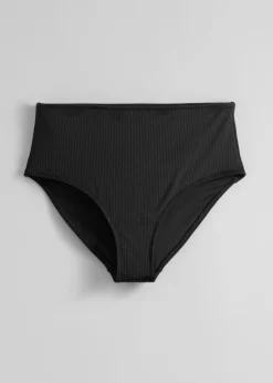 Fashion & Other Stories Bas De Bikini Côtelé à Taille Haute