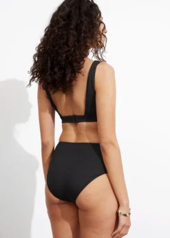 Fashion & Other Stories Bas De Bikini Côtelé à Taille Haute