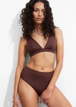 Fashion & Other Stories Bas De Bikini Côtelé à Taille Haute