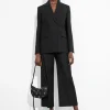 Clearance & Other Stories Blazer à Boutonnage Simple En Laine Noir