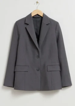Store & Other Stories Blazer à Boutonnage Simple