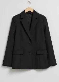 Store & Other Stories Blazer à Boutonnage Simple