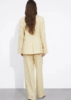 Store & Other Stories Blazer Ajusté En Lin
