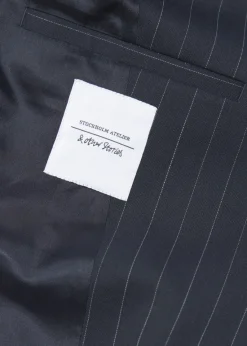 Flash Sale & Other Stories Blazer Asymétrique Habillé Rayures bleu marine