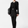 Online & Other Stories Blazer Court Sans Col Noir