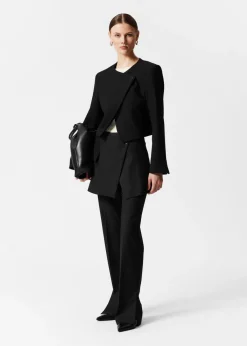 Online & Other Stories Blazer Court Sans Col Noir