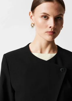 Online & Other Stories Blazer Court Sans Col Noir