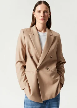 Best & Other Stories Blazer Habillé Beige poussiéreux