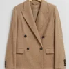 Fashion & Other Stories Blazer Habillé En Tweed Beige