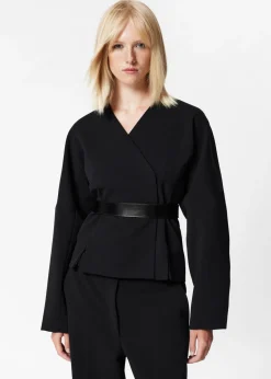 Sale & Other Stories Blazer Sans Col Noir