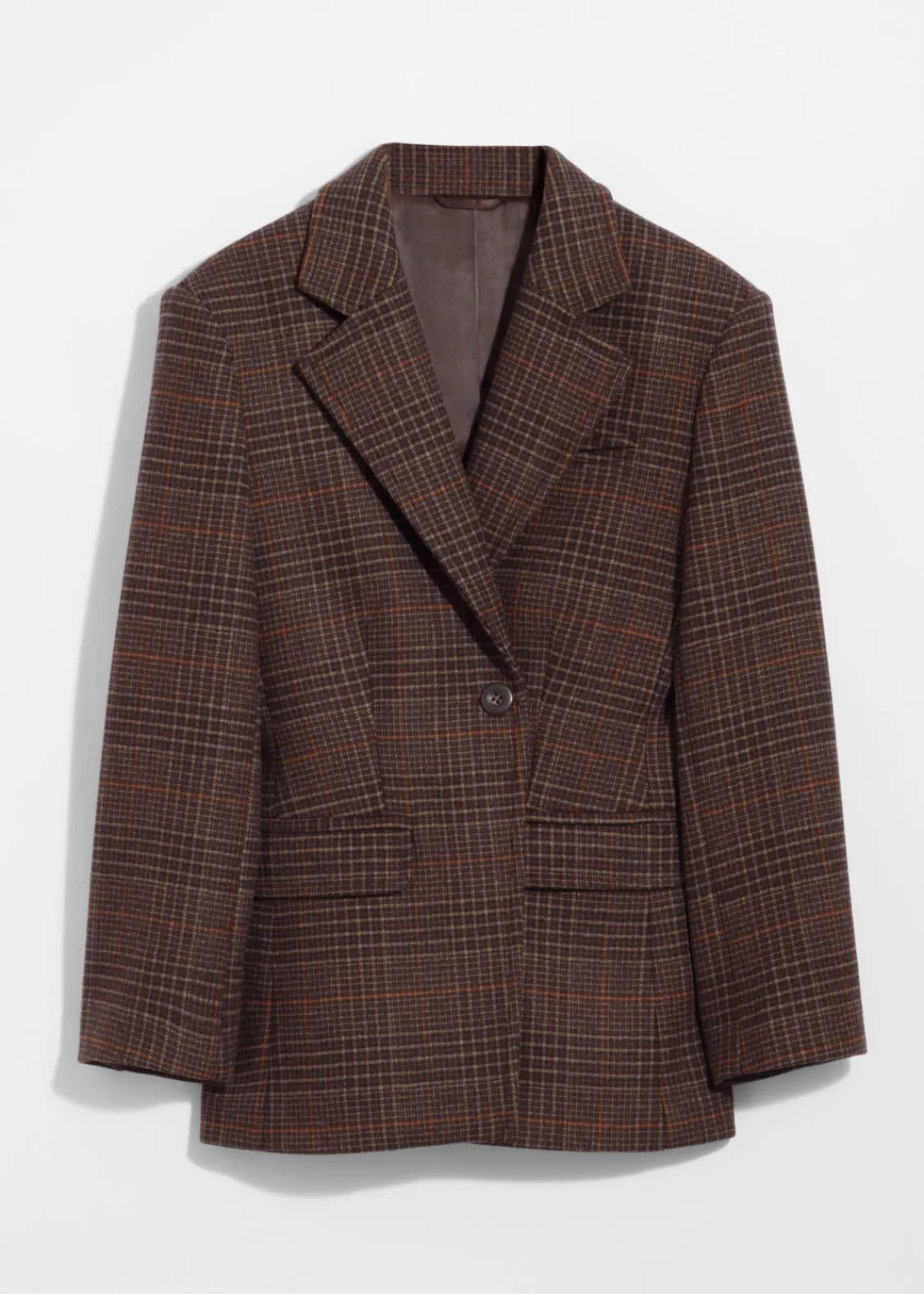 Hot & Other Stories Blazer Structuré En Tweed Tweed brun