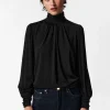Clearance & Other Stories Blouse à Col Montant