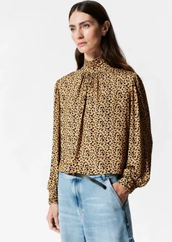 Clearance & Other Stories Blouse à Col Montant
