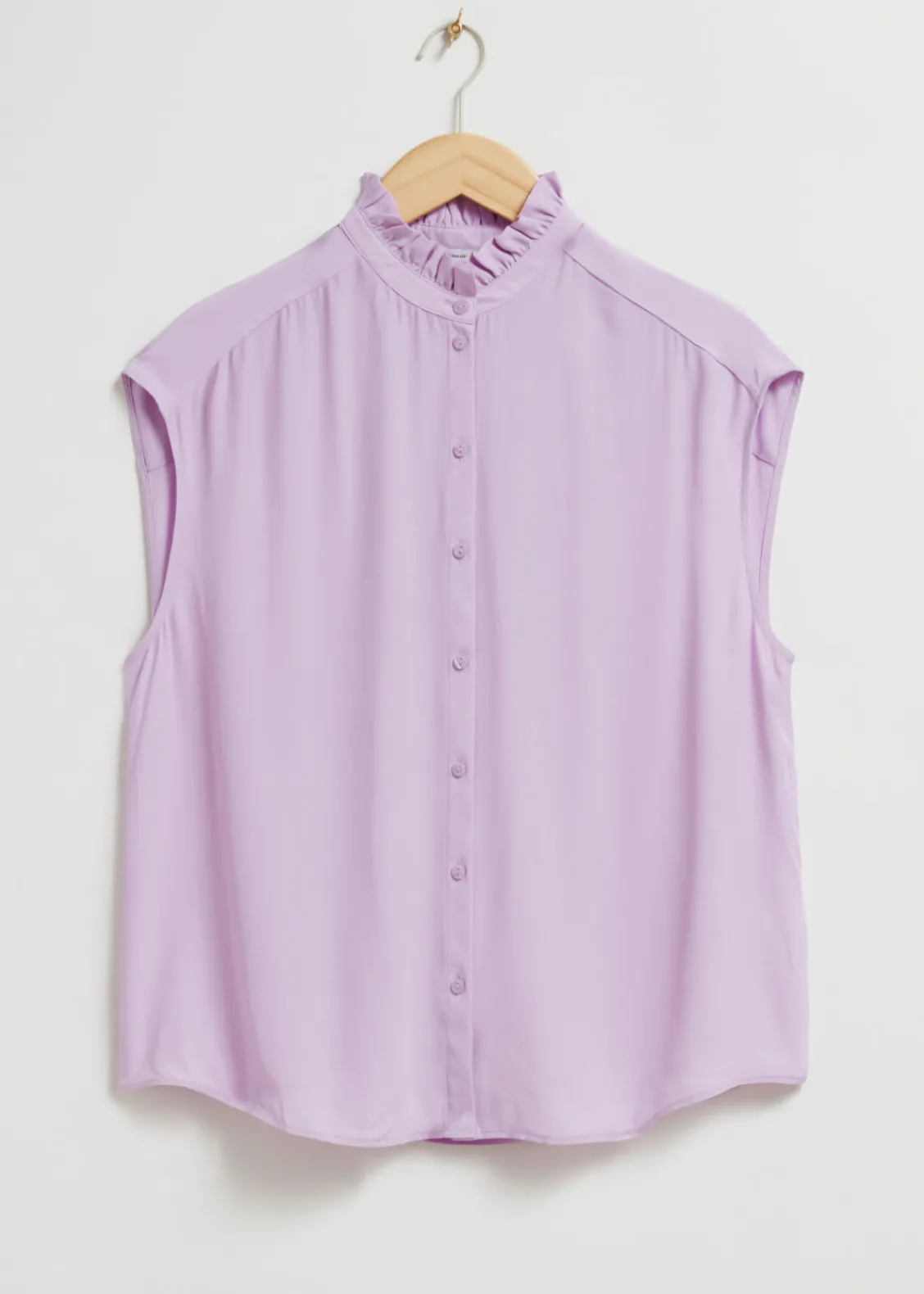 Sale & Other Stories Blouse à Col Volanté