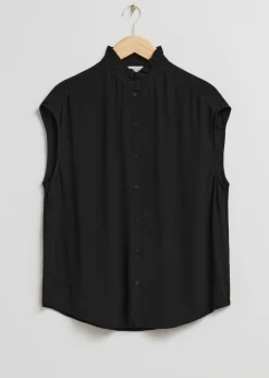 Sale & Other Stories Blouse à Col Volanté