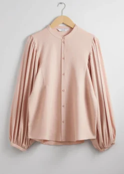 Best Sale & Other Stories Blouse à Manches Bouffantes