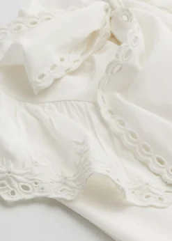 Online & Other Stories Blouse à Volants Festonnés Ivoire