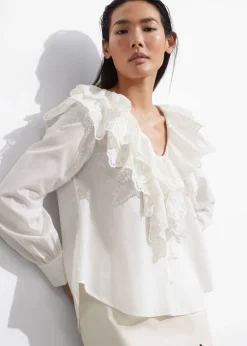 Discount & Other Stories Blouse à Volants Superposés