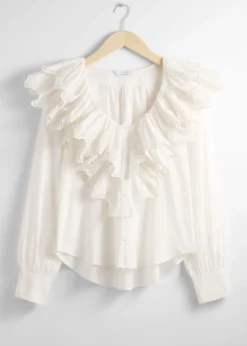 Discount & Other Stories Blouse à Volants Superposés