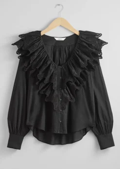 Discount & Other Stories Blouse à Volants Superposés