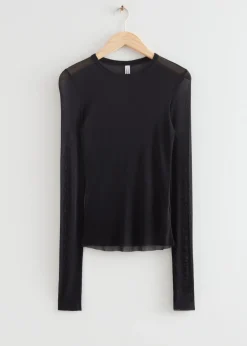 Best & Other Stories Blouse Ajustée En Soie Couleur Mûre