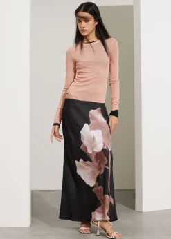 Best & Other Stories Blouse Ajustée En Soie Couleur Mûre
