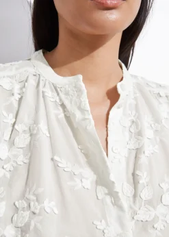 Best & Other Stories Blouse Ample à Fleurs En Appliqué