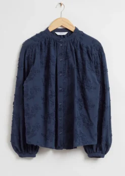 Best & Other Stories Blouse Ample à Fleurs En Appliqué