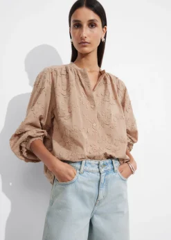 Best & Other Stories Blouse Ample à Fleurs En Appliqué