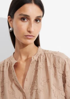 Best & Other Stories Blouse Ample à Fleurs En Appliqué