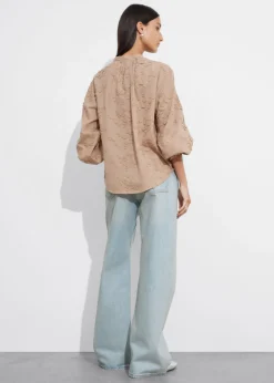 Best & Other Stories Blouse Ample à Fleurs En Appliqué