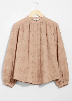Best & Other Stories Blouse Ample à Fleurs En Appliqué