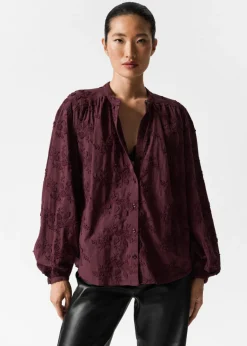Best & Other Stories Blouse Ample à Fleurs En Appliqué