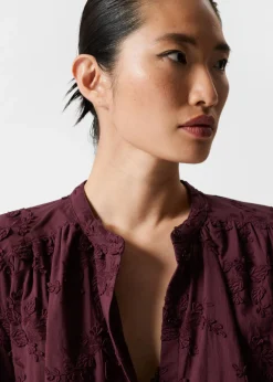 Best & Other Stories Blouse Ample à Fleurs En Appliqué
