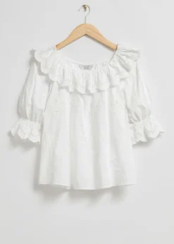 Shop & Other Stories Blouse Brodée